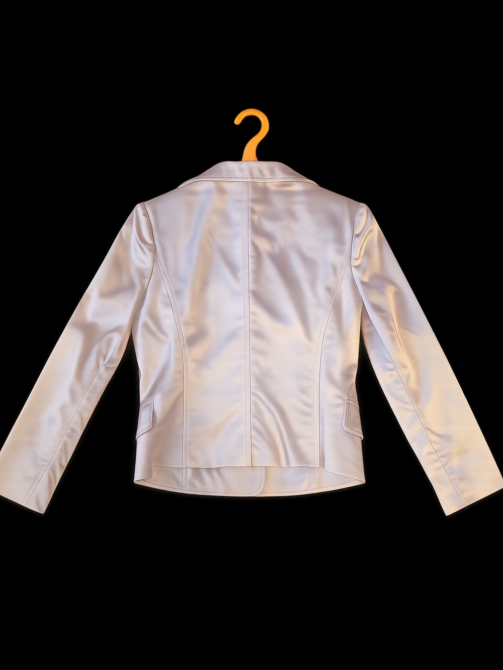 Vintage Y2K D&G Ivory Satin Tailored Lavender Color Blazer - Picture 3 of 4
